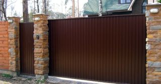 Купить откатные ворота консольные Дивногорск, цена от 2853 руб.